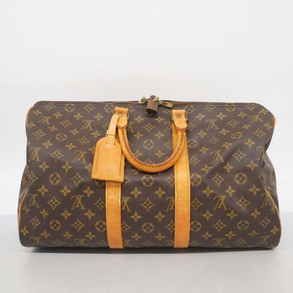 LOUIS VUITTON Brown Monogram Keepall 45 Boston Bag - Picture 15 of 15
